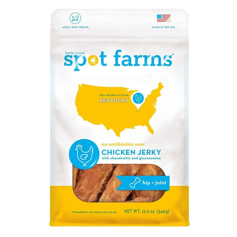 SPOT FARMS CHICKEN JERKY HIP+JOINT DOG TREATS