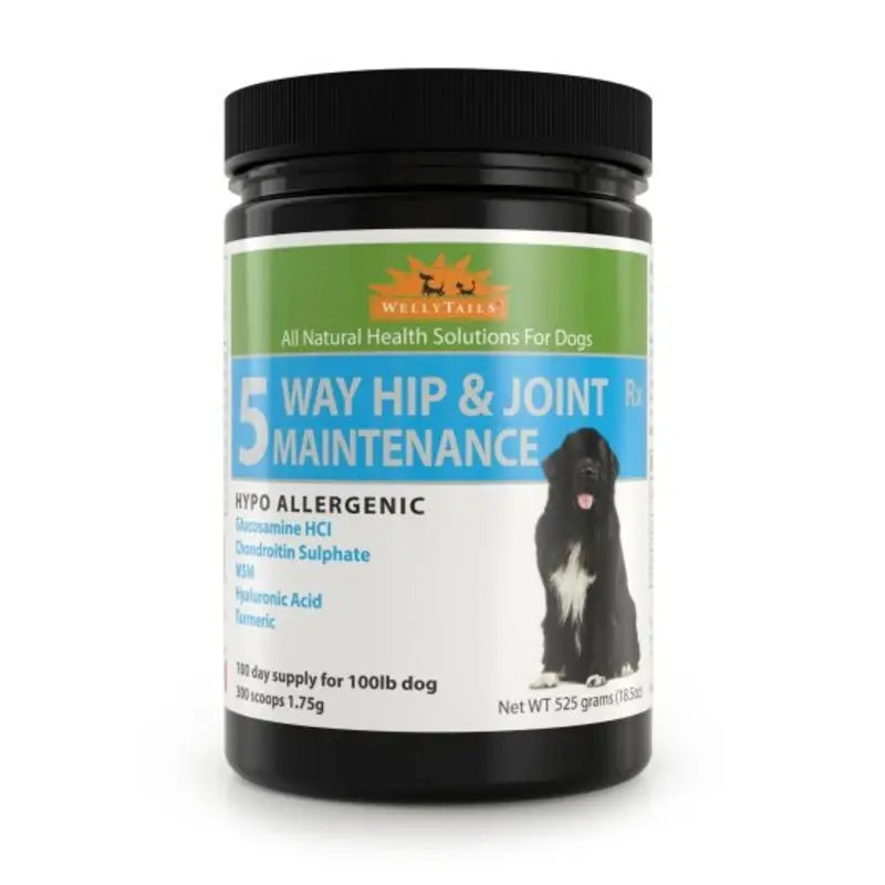 WELLYTAILS 5 WAY HIP AND JOINT SUPPORT RX DOG SUPPLEMENT