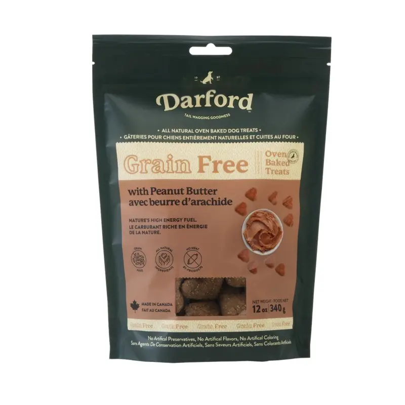 DARFORD GRAIN-FREE PEANUT BUTTER DOG TREATS
