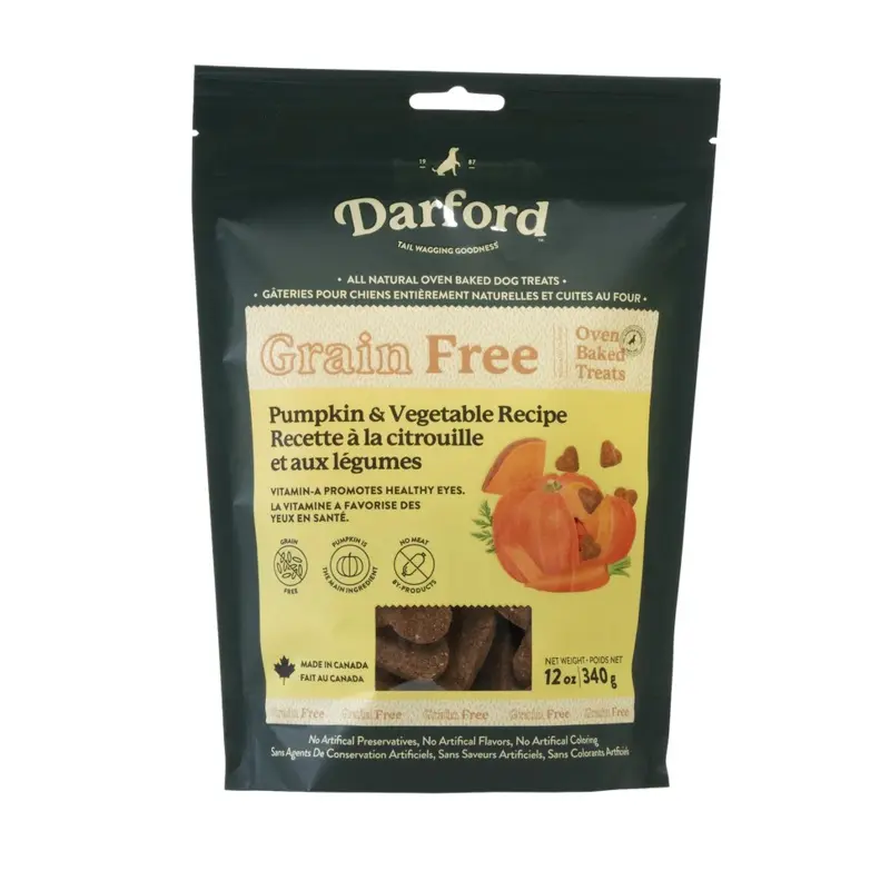 DARFORD GRAIN-FREE PUMPKIN & VEGETABLES RECIPE DOG TREATS