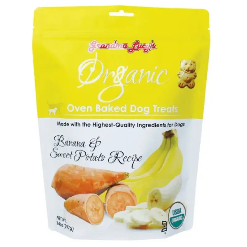 GRANDMA LUCY'S ORGANIC BANANA & SWEET POTATO BAKED TREATS