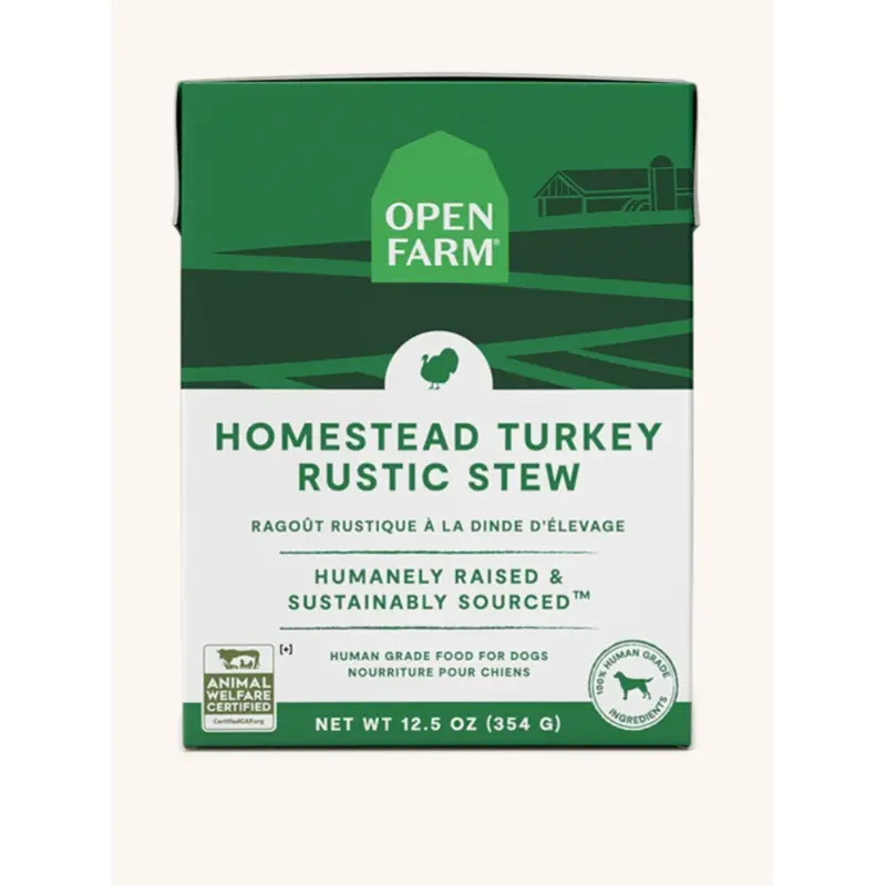 OPEN FARM HOMESTEAD TURKEY RUSTIC STEW DOG FOOD