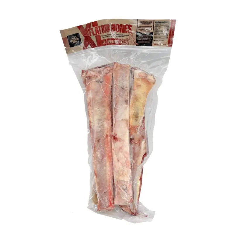 BIG COUNTRY RAW MEATY BONES - XL FLAT RIB BONES