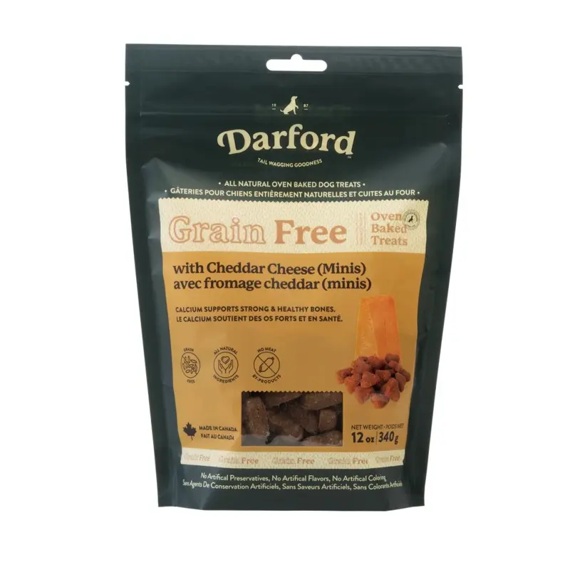 DARFORD GRAIN-FREE CHEDDAR CHEESE DOG TREATS