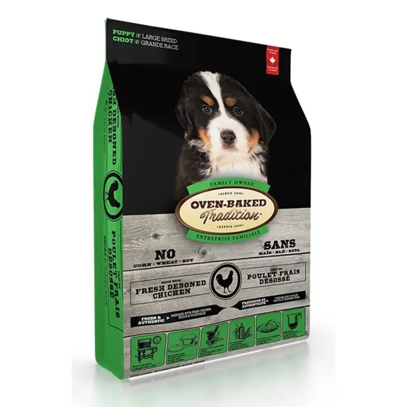 OVEN BAKED TRADITION PUPPY CHICKEN  DOG DRY FOOD- LARGE BREED