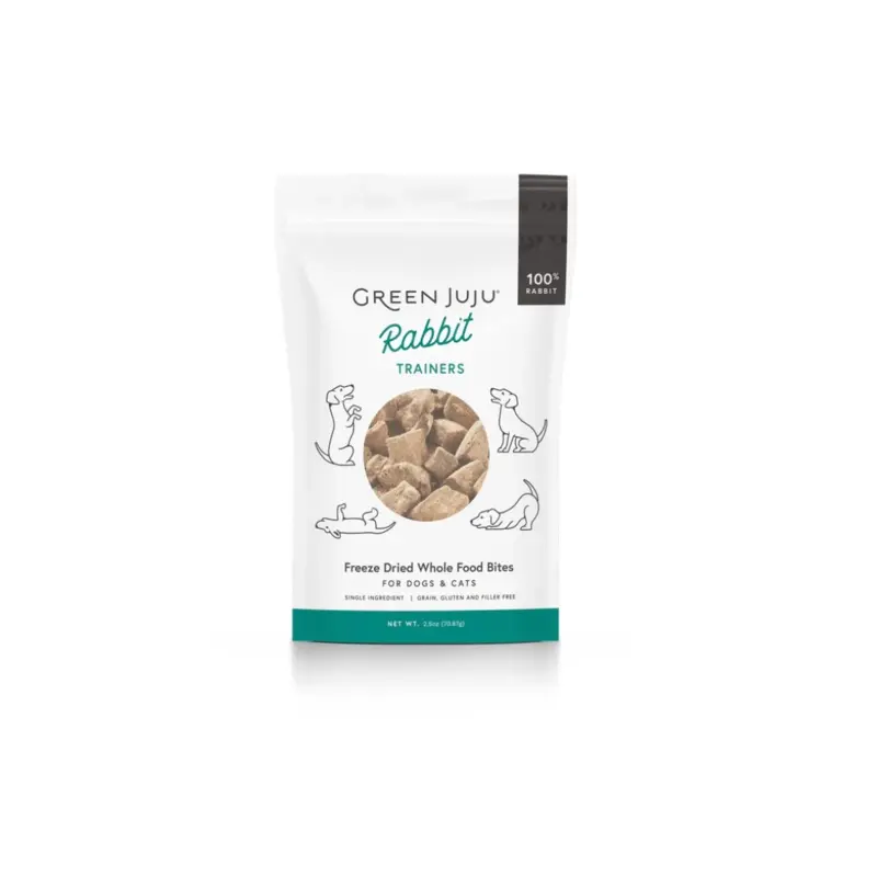 GREEN JUJU DOG/CAT FREEZE DRIED TRAINERS - RABBIT