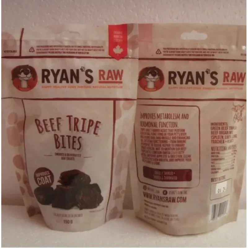 RYAN'S RAW BEEF TRIPE BITES