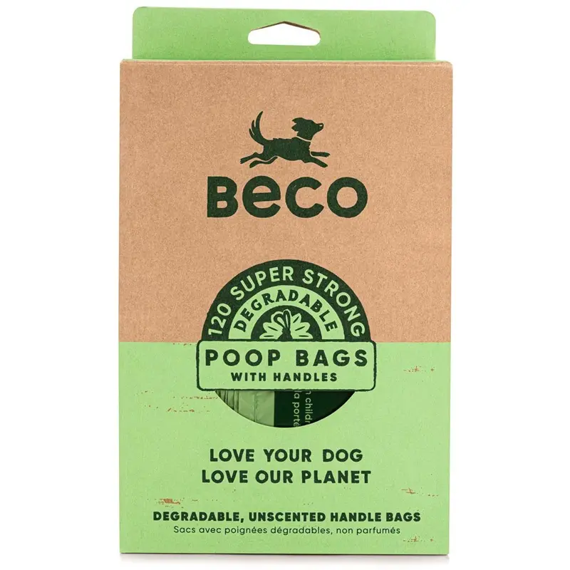 Beco Pets Unscented Degradable Handle Bags
