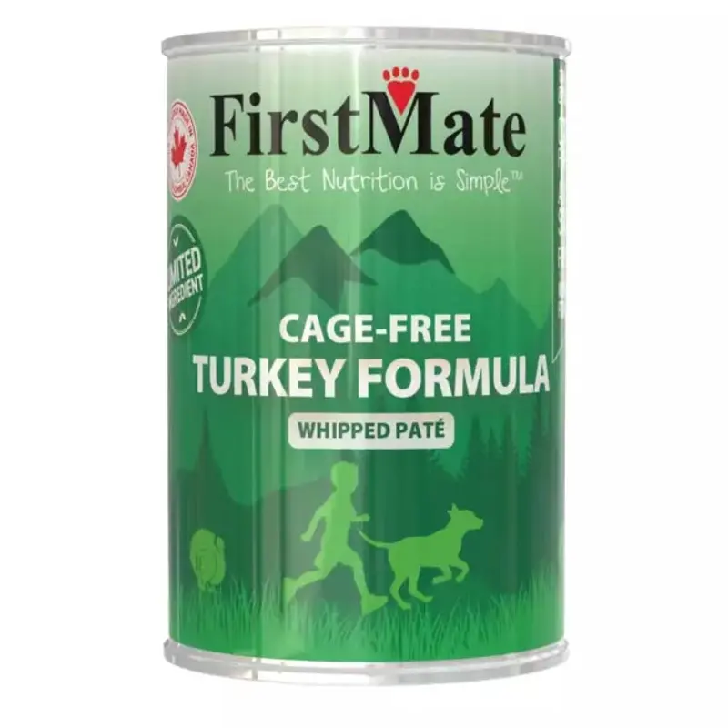 FIRSTMATE LIMITED INGREDIENT CAGE FREE TURKEY WHIPPED PATE DOG CAN