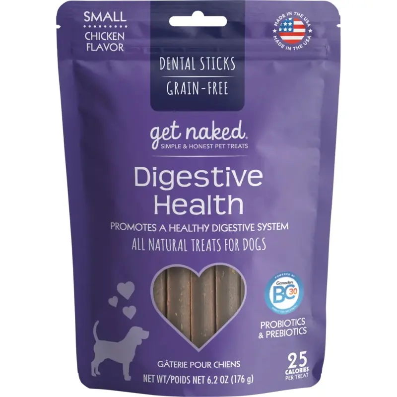 GET NAKED DENTAL CHEW STICKS - DIGESTIVE HEALTH
