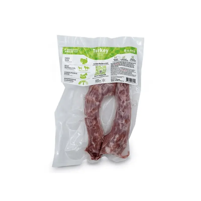 RED DOG BLUE KAT TURKEY NECKS  FROZEN BONES