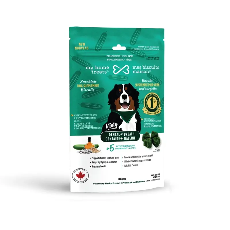 HYPOALLERGENIC MY HOME TREATS FUNCTIONAL TREATS FOR DOGS - DENTAL & BREATH