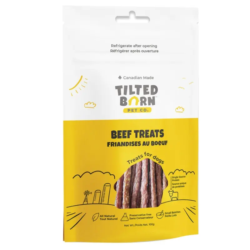 TILTED BARN STICKS - CANADIAN BEEF DOG TREATS