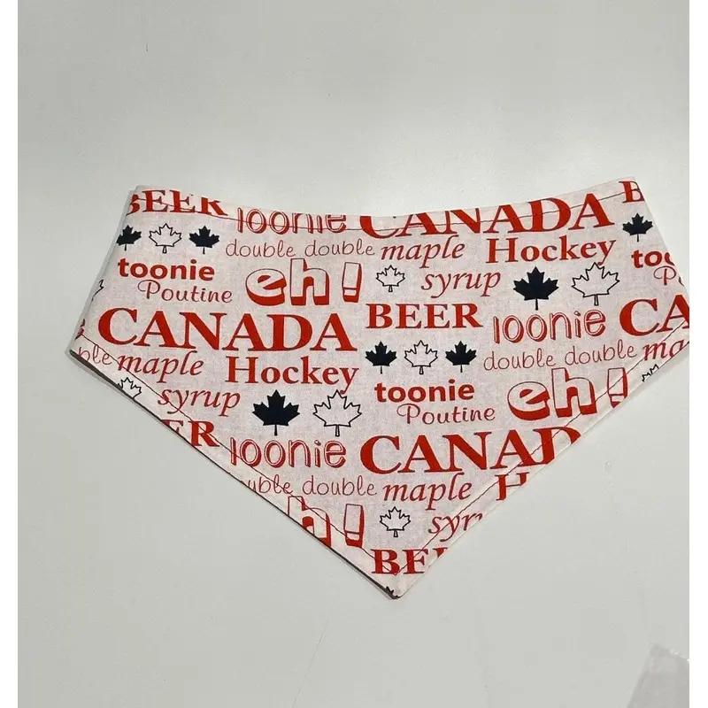 BANDANAS : REVERSIBLE - CANADA DAY COLLECTION