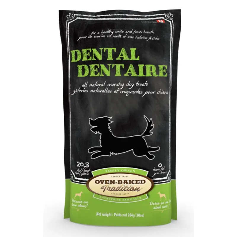 OVEN BAKED TRADITION DOG TREAT ALL NATURAL DENTAL TREATS FOR DOGS