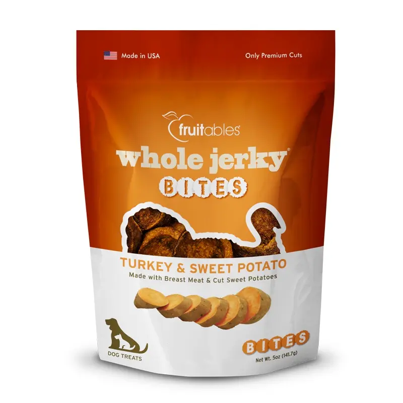 FRUITABLES WHOLE TURKEY & SWEET POTATO JERKY BITES