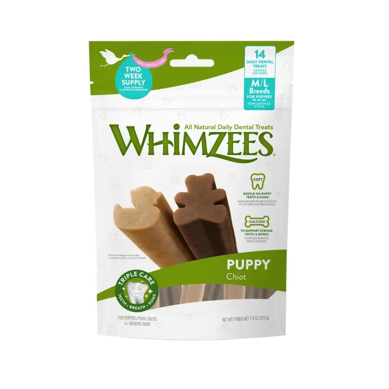 WHIMZEES DENTAL POUCHES - PUPPY