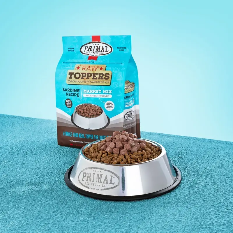 PRIMAL FROZEN MARKET MIX TOPPER - SARDINE