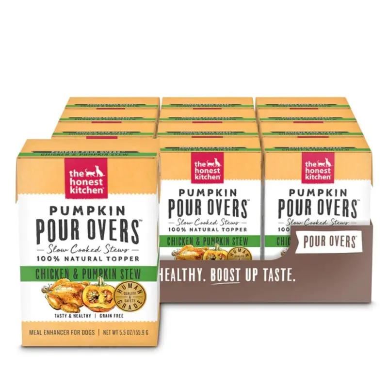 HONEST KITCHEN POUR-OVERS WITH PUMPKIN & CHICKEN STEW