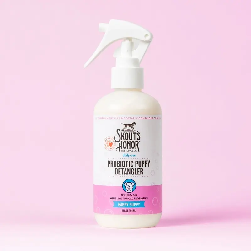 SKOUTS HONOR PROBIOTIC DETANGLER- HAPPY PUPPY