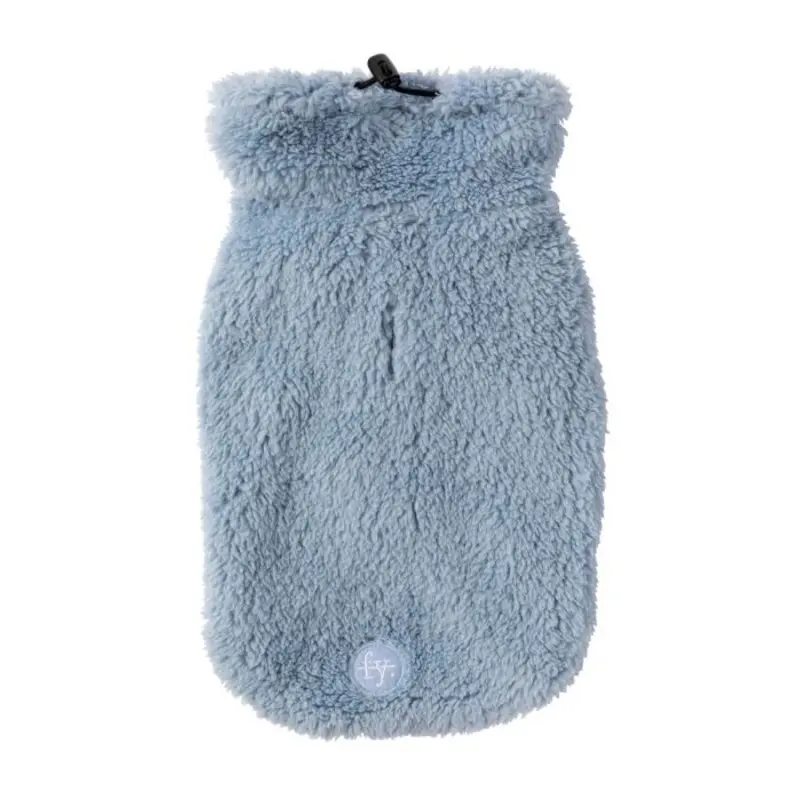 FUZZYARD TURTLE TEDDY SWEATER : WASHED BLUE