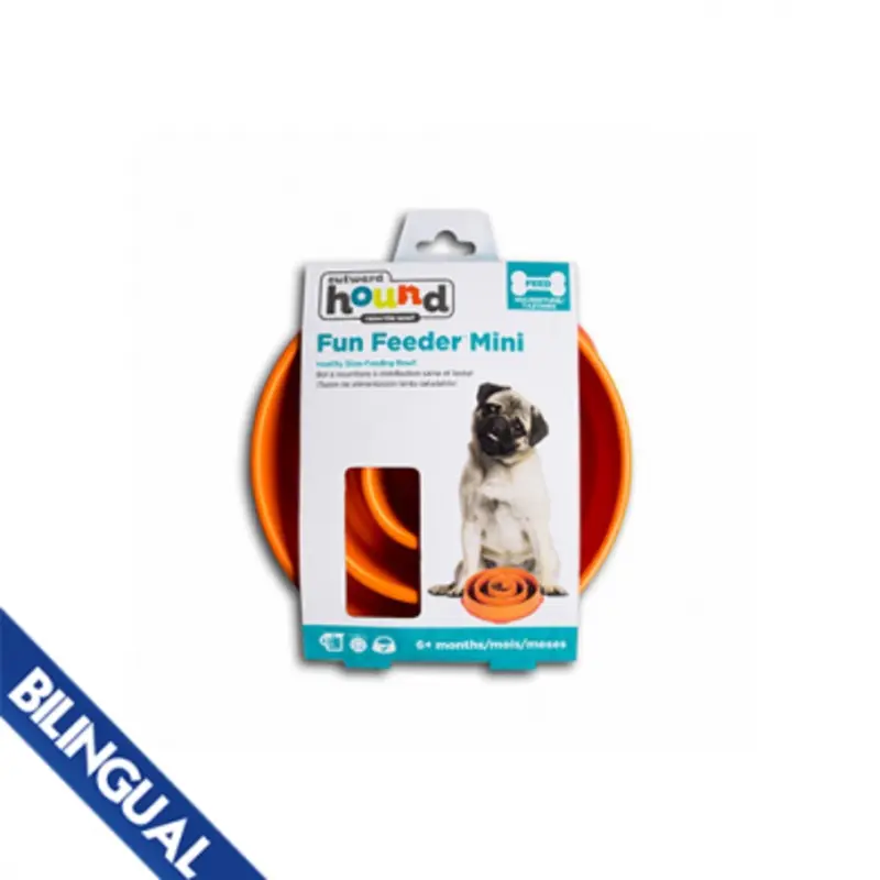 OUTWARD HOUND FUN FEEDERS MINI ORANGE