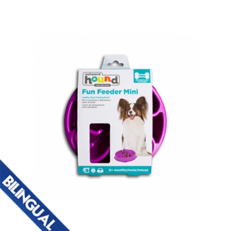 OUTWARD HOUND FUN FEEDERS MINI PURPLE