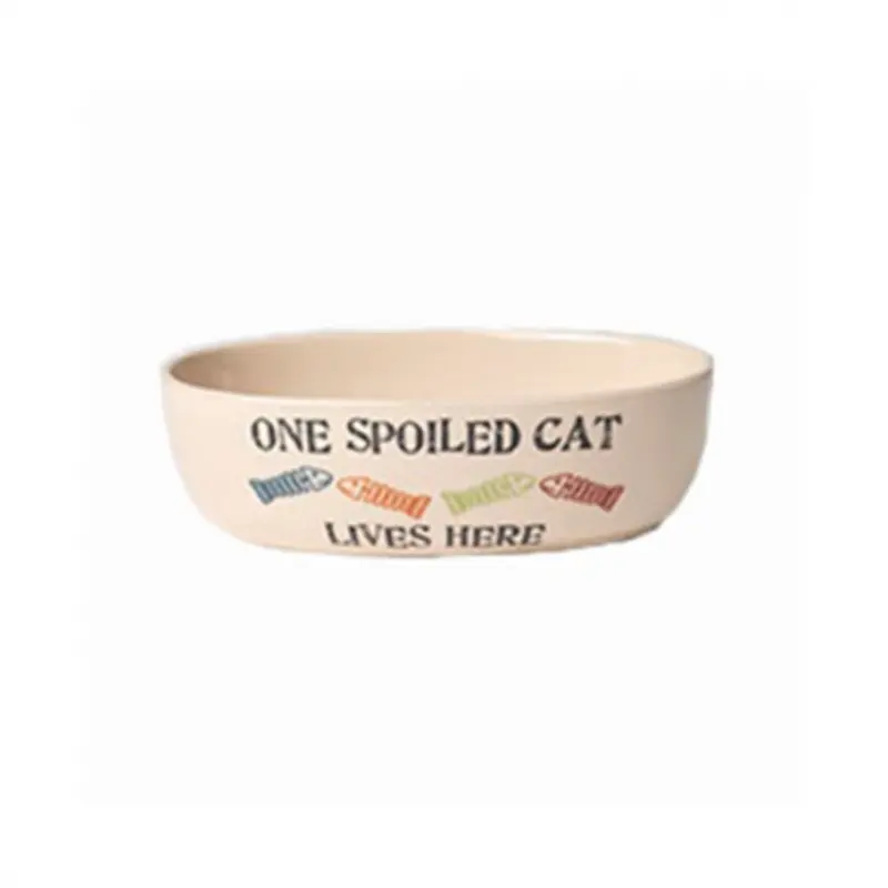 PETRAGEOUS ONE SPOILED PET CAT DISH 2 CUPS