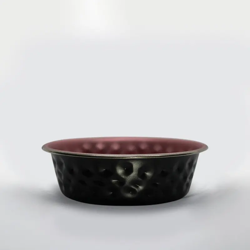 HAMMERED BOWL - ROSE GOLD & BLACK