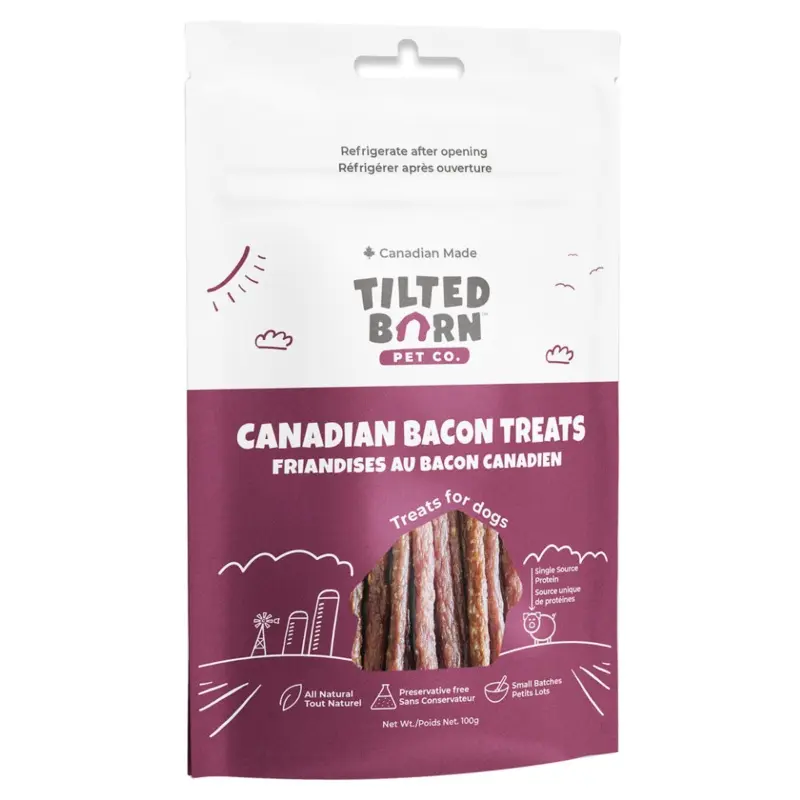 TILTED BARN STICKS - CANADIAN BACON DOG TREATS
