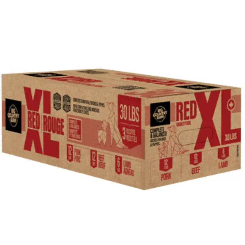 BIG COUNTRY RAW XL RED 30LBS