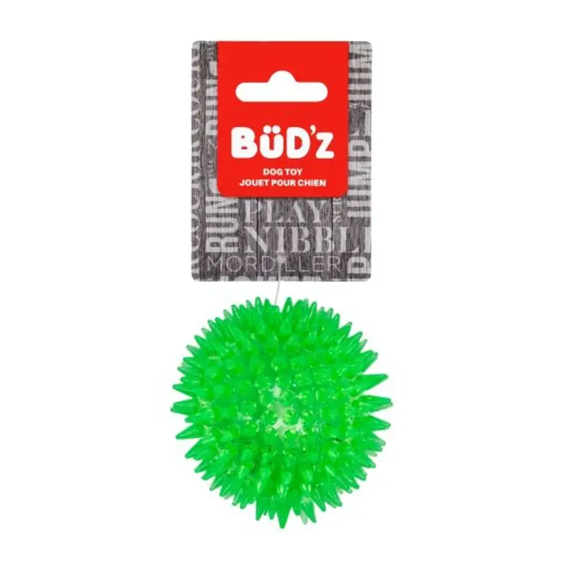 BUD'Z RUBBER PLAIN SPIKED DOG TOYS