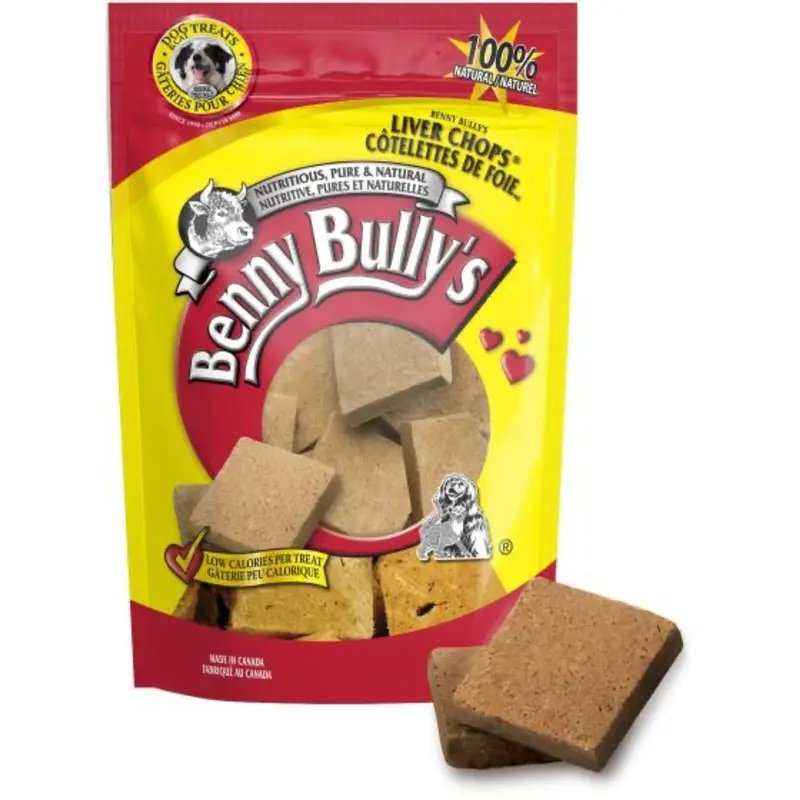 BENNY BULLY LIVER CHOPS ORIGINAL DOG TREATS