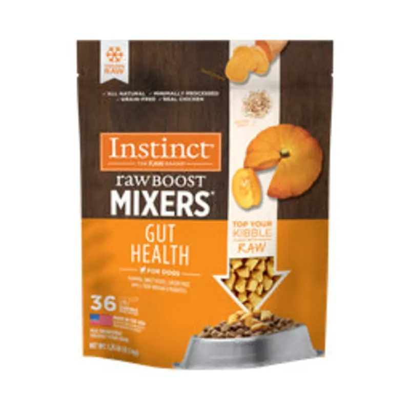 Raw Boost Mixers Gut Health Frozen Dog Food Topper, 1.25 lb. Bag