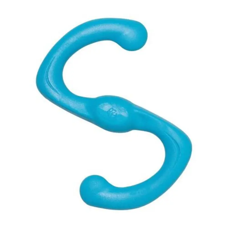 West Paw  Dog Tug Toy Zogoflex Blue Bumi Plastic Large Blue