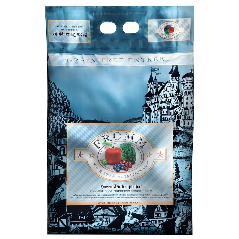 Fromm Four-Star Nutritionals  Hasen Duckenpfeffer Food for Dogs 12 lb