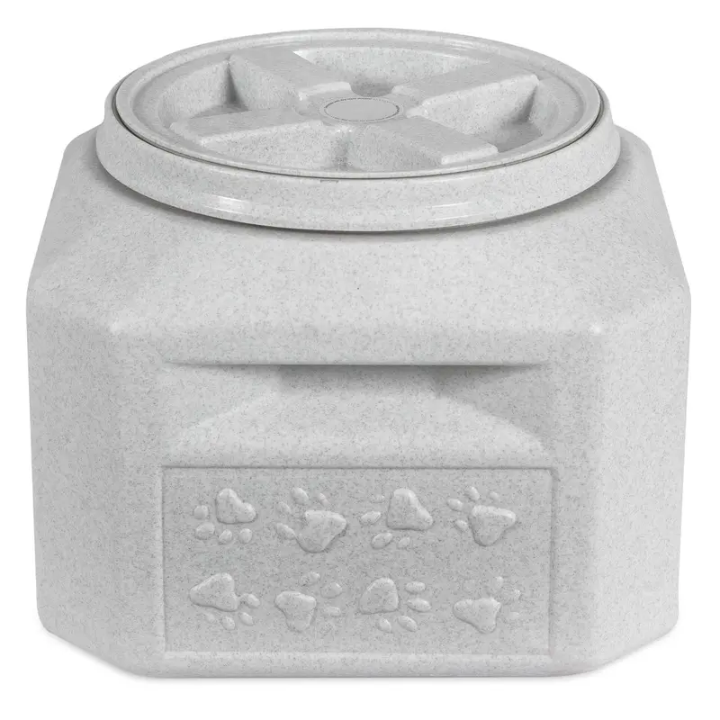 Gamma2 Vittles Vault Outback Pet Food Storage Container  Grey  15Lb