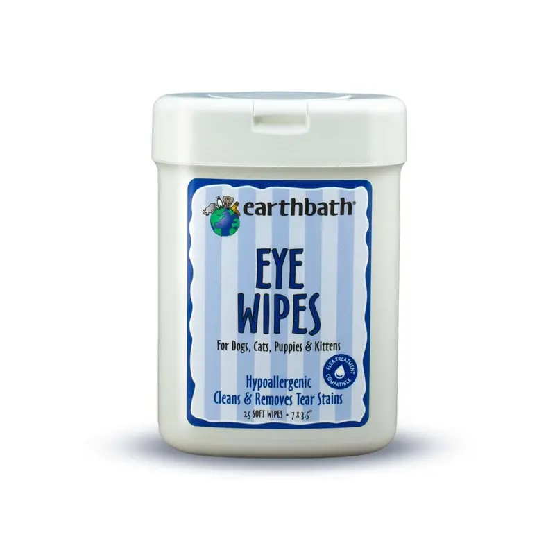 Earthbath Eye Wipes for Cat & Dog 30 Count