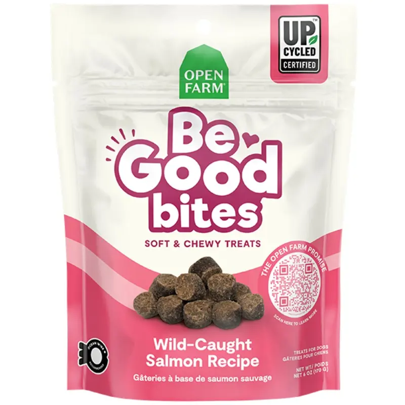 Open Farm Dog Treats Be Good Bites Wild-Caught Salmon 6 oz