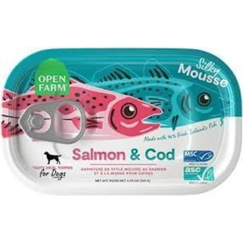 Open Farm Salmon & Cod Topper for Dogs 4.59oz