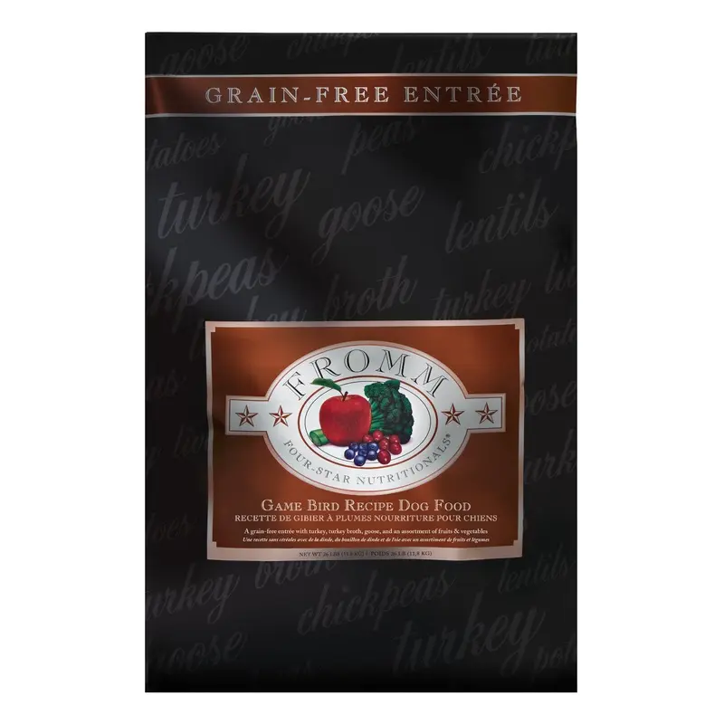 Fromm Four-Star Nutritionals  Game Bird Recipe Dog Food 26 lb
