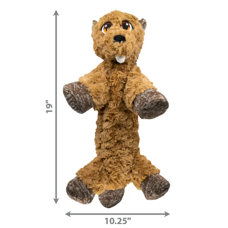 Kong Dog Toy Low Stuff Flopzie Beaver Medium