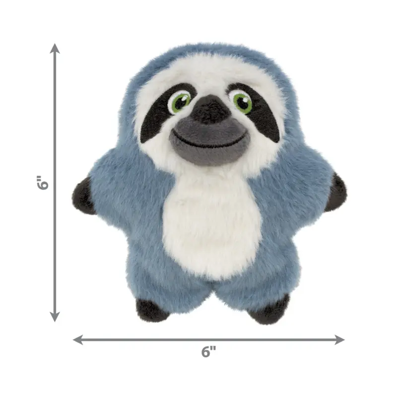 Kong Dog Toy Snuzzles Kiddos Sloth Small