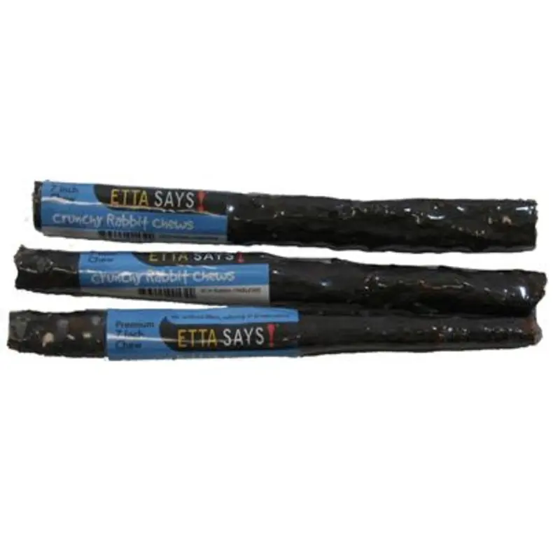 Etta Says - Crunchy Rabbit Chews - fully wrapped 7 inch