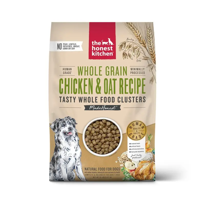 The Honest Kitchen Whole Food Clusters Whole Grain Chicken & Oat Dry Dog Food 20lb