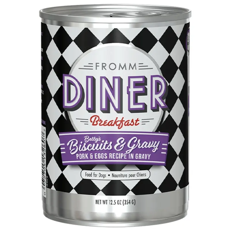 Fromm Dog Diner Breakfast Betty's Biscuits&Gravy 12.5oz