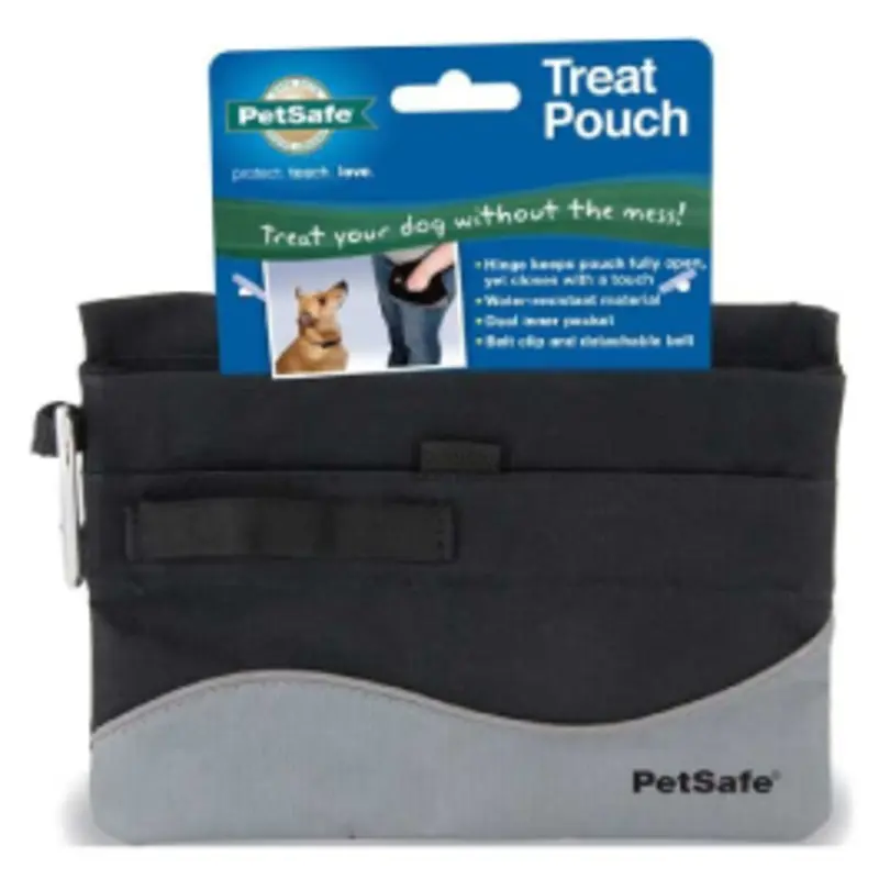 PetSafe Mini Treat Pouch for Dog and Cat Training  Easy-to-Clean  Black