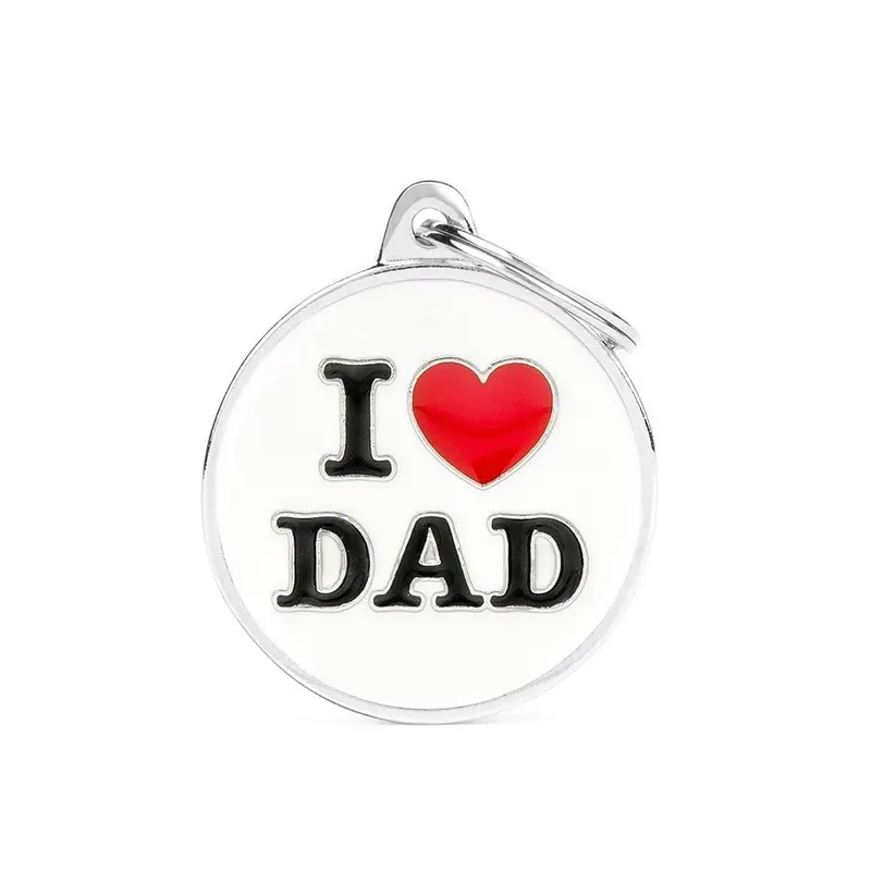 My Family ID I Love Dad Tag
