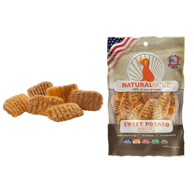 Loving Pets Dog Treat Natural Value Sweet Potato Krisps 2.5oz
