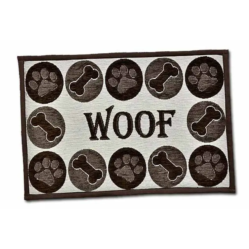Loving Pets Fashion Pet Food & Water Mat Chenille